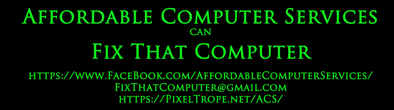 Affordable Computer Services
